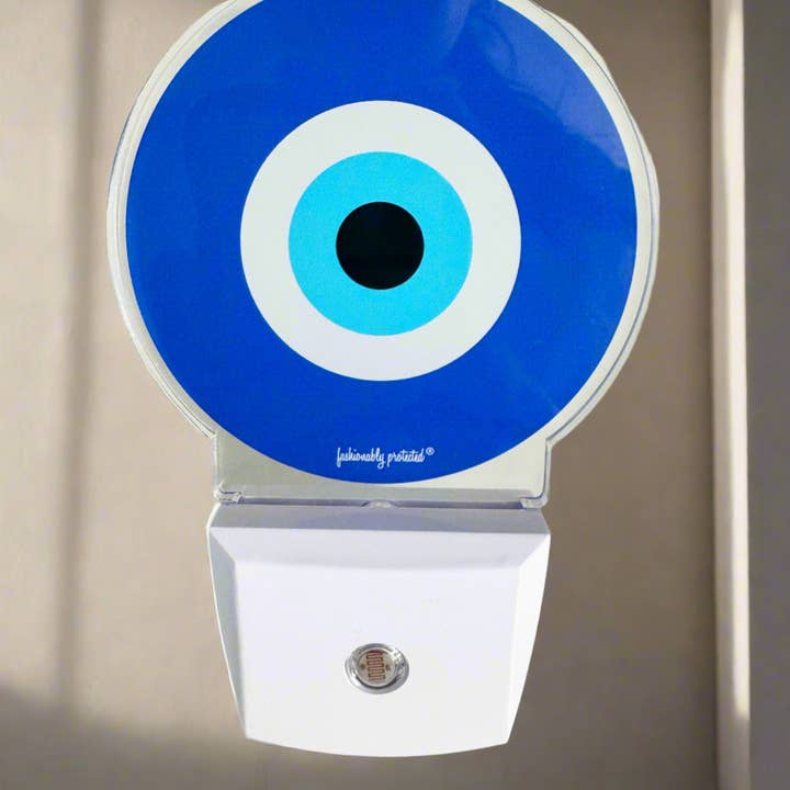 FRESHALAMODE / fashionably protected – wholesale Night light – Evil Eye Glow Sensor Plug In Light14