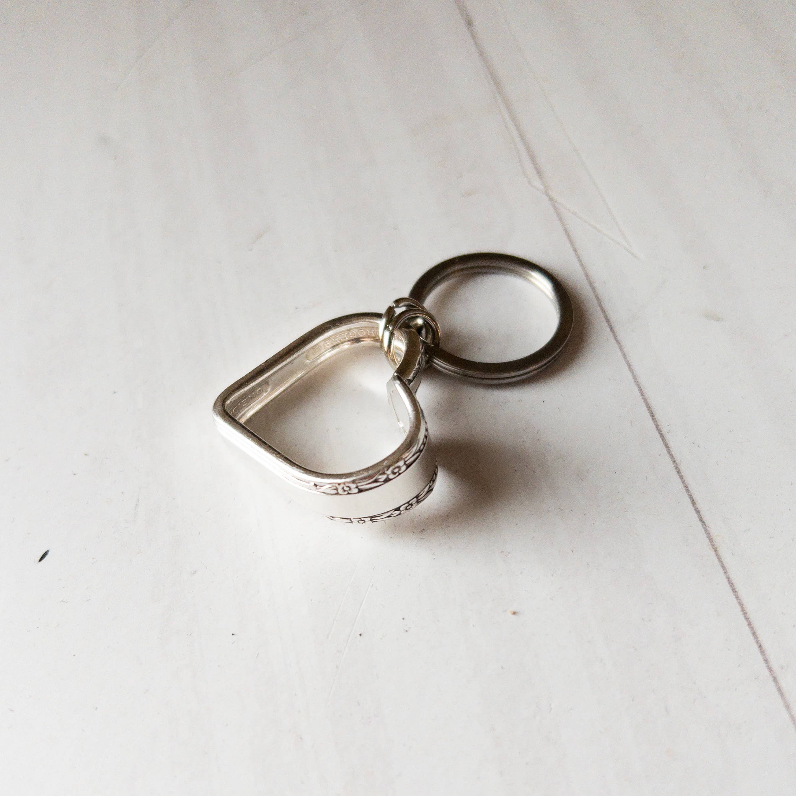 Girl Ran Away With the Spoon – wholesale Keychain – Women's – Bent Heart Keychain3