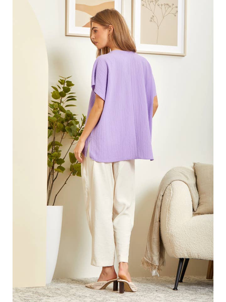 Andrée by Unit - Wholesale Blouse - Women's - Solid Color Top