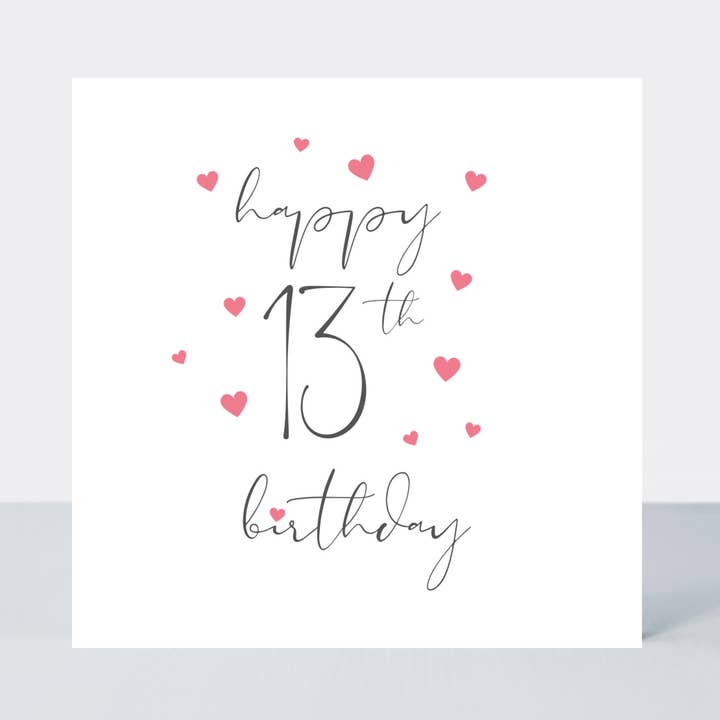 Tarjeta de 13 cumpleaños de Something Simple para venta al por mayor de Petimo