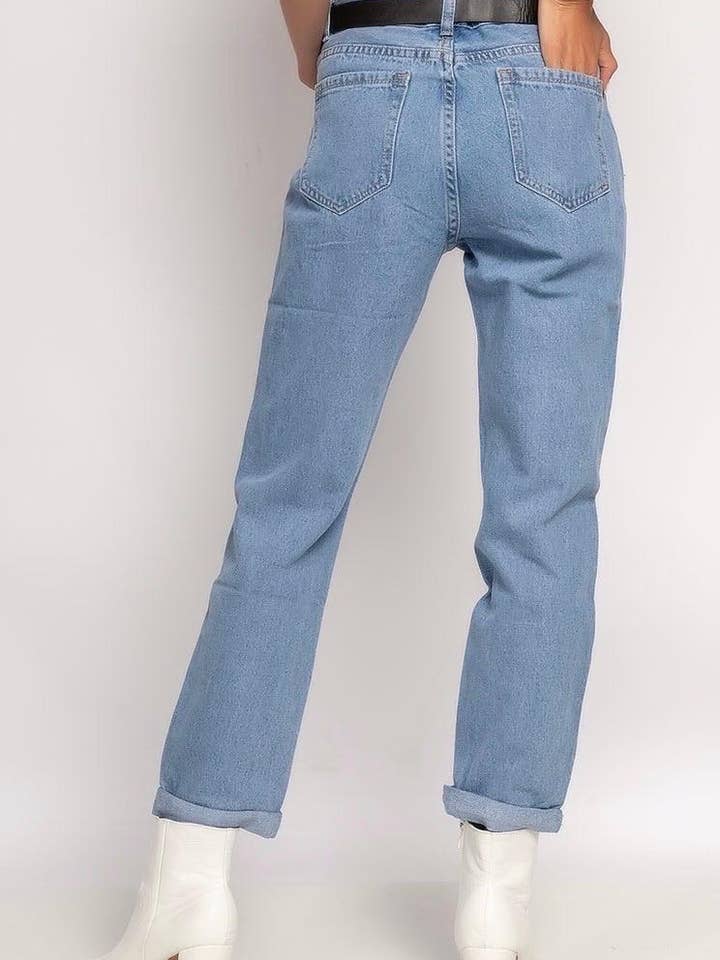 DenimVista - Wholesale Jeans – Women’s - G Smack Mom Fit No Stretch Jeans1