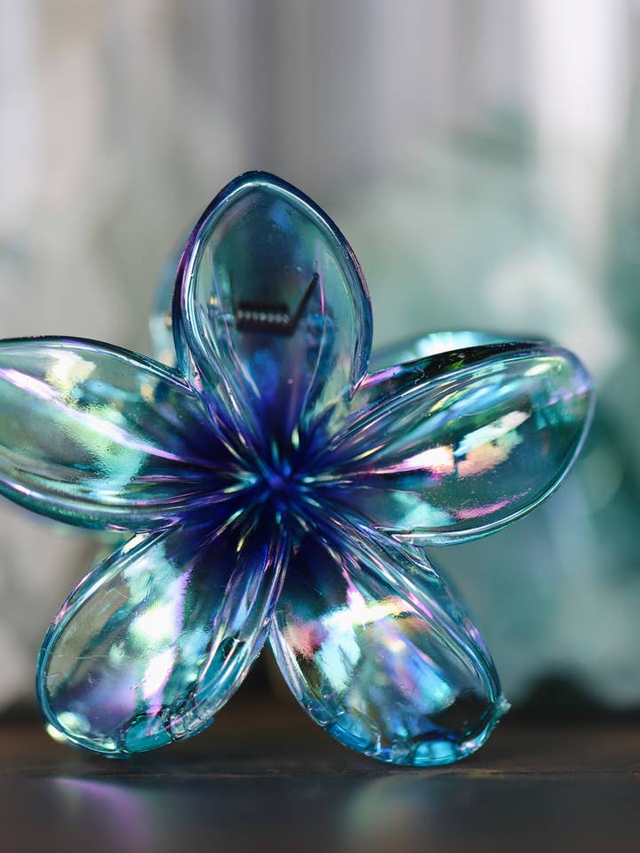 Plumeria hair clip for wholesale by The Clay Bouquet