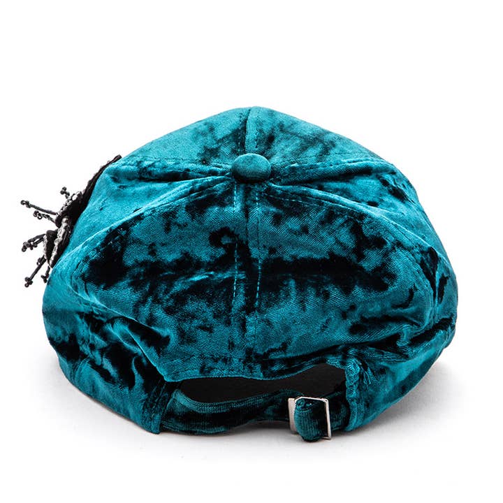 Artini Accessories - Wholesale Baseball Cap - Women's - Rhinestone Flower Velour Cap4
