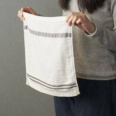 "Japacolle" Japan Collections - Wholesale Hand Towel - AXCIS Natural linen handtowel