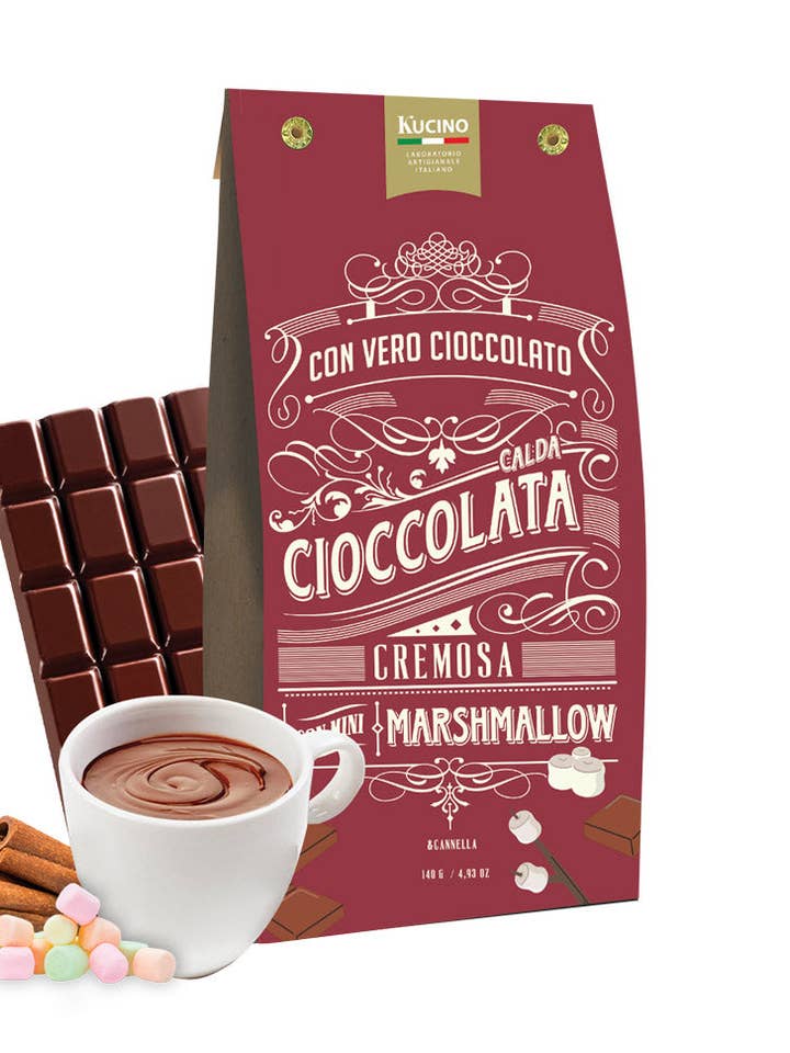 CINNAMON HOT CHOCOLATE WITH CHOCOLATE AND MINI MARSHMALLOWS FOR 5 CUPS for wholesale by Kucino