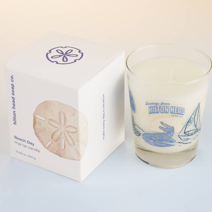 Beach Day™ Mai Tai Candle for wholesale by Hilton Head Soap Co.
