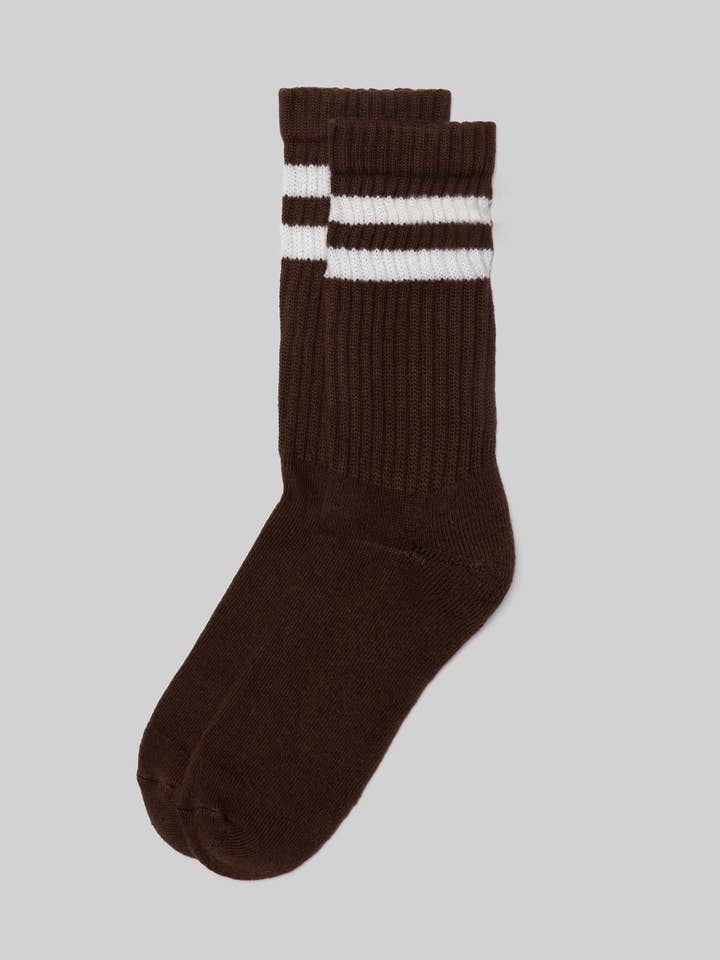 American Trench - Wholesale Socks - Unisex - The Retro Double Stripe12