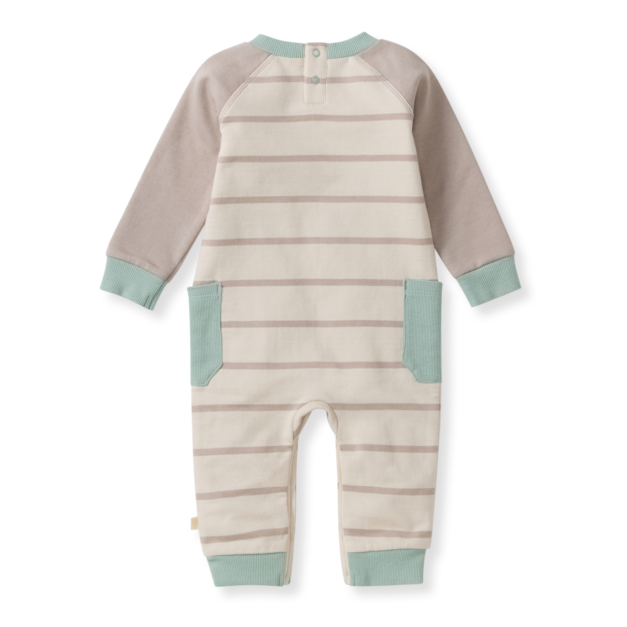Burt's Bees Baby - Wholesale Jumpsuit - Baby - Basic Stripe Baby Boy Jumpsuit1