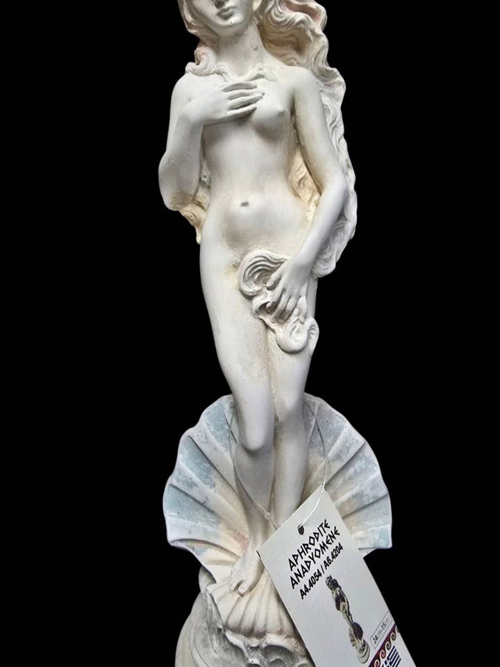 Alabasterstatue der Aphrodite Anadyomene für den Großhandel von 2 Greeks Inc