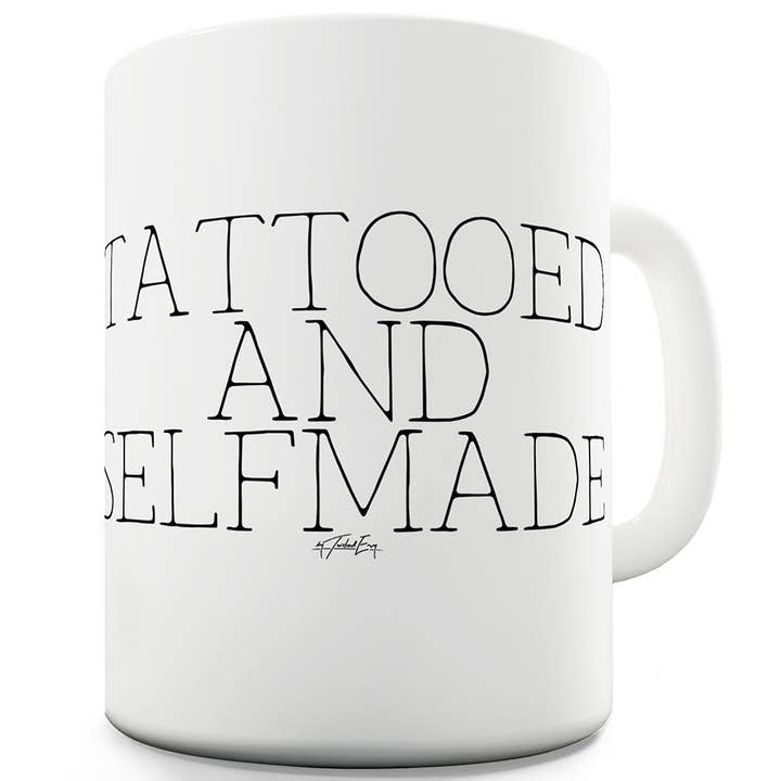 Printberry – wholesale Coffee mug – Tattooed And Selfmade Funny Mugs For Men Rude