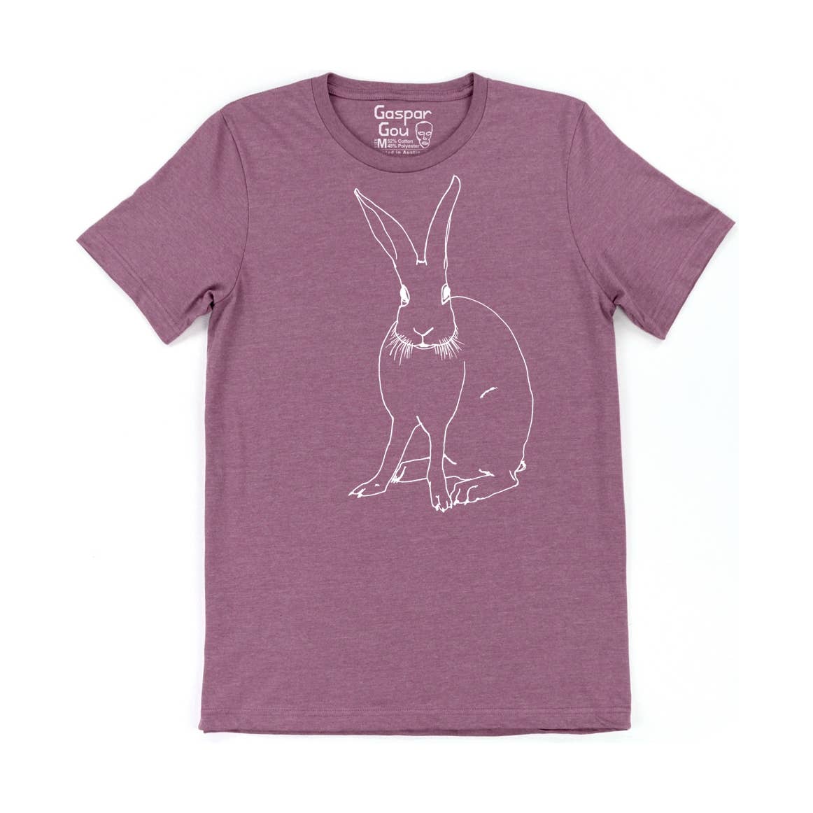 Gaspar Gou - Wholesale Screen Printed T-Shirt - Men's - Funny Bunny Charlie Tee6