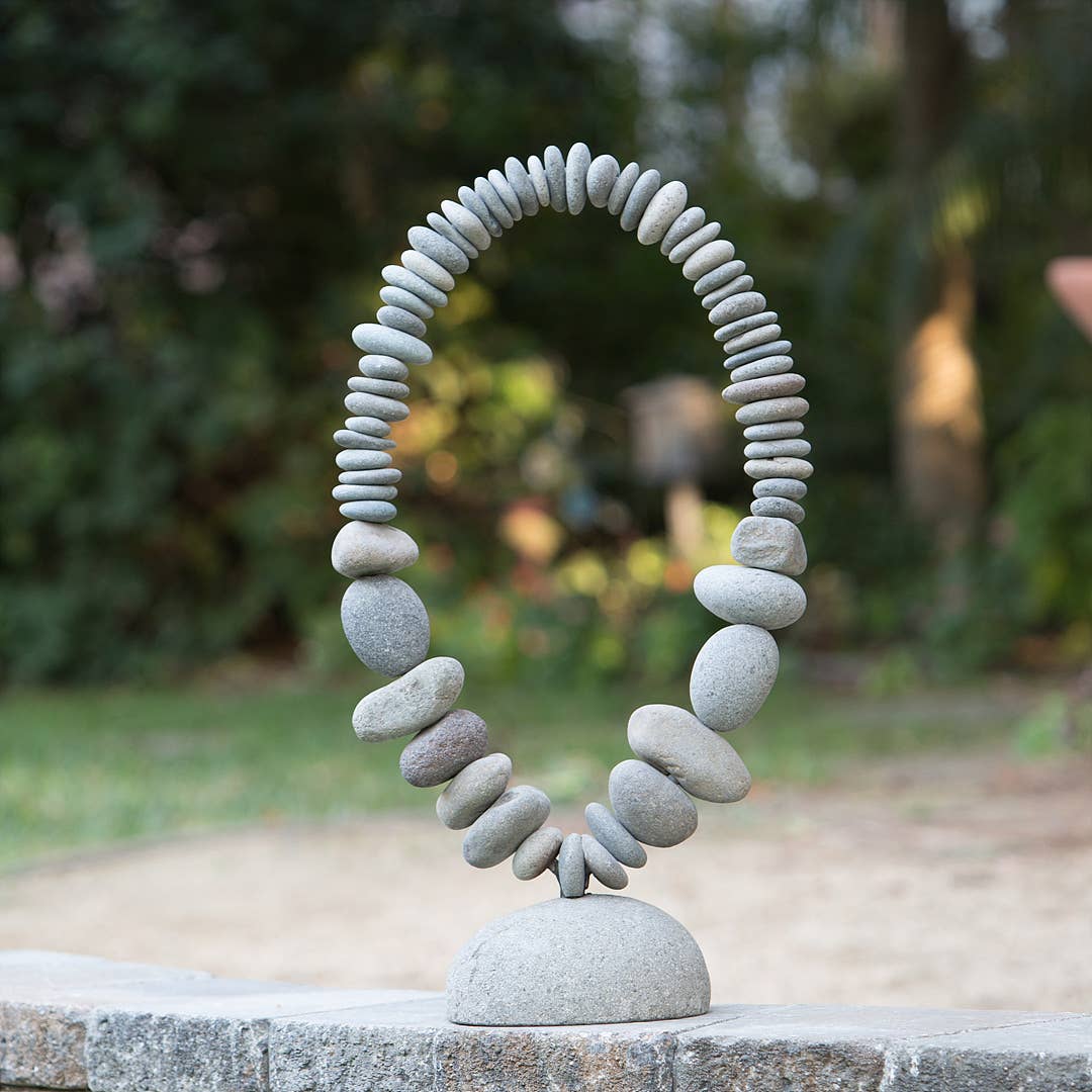 Garden Age Supply - Wholesale Outdoor Ornament/Decor - Stone Oval on Stand1