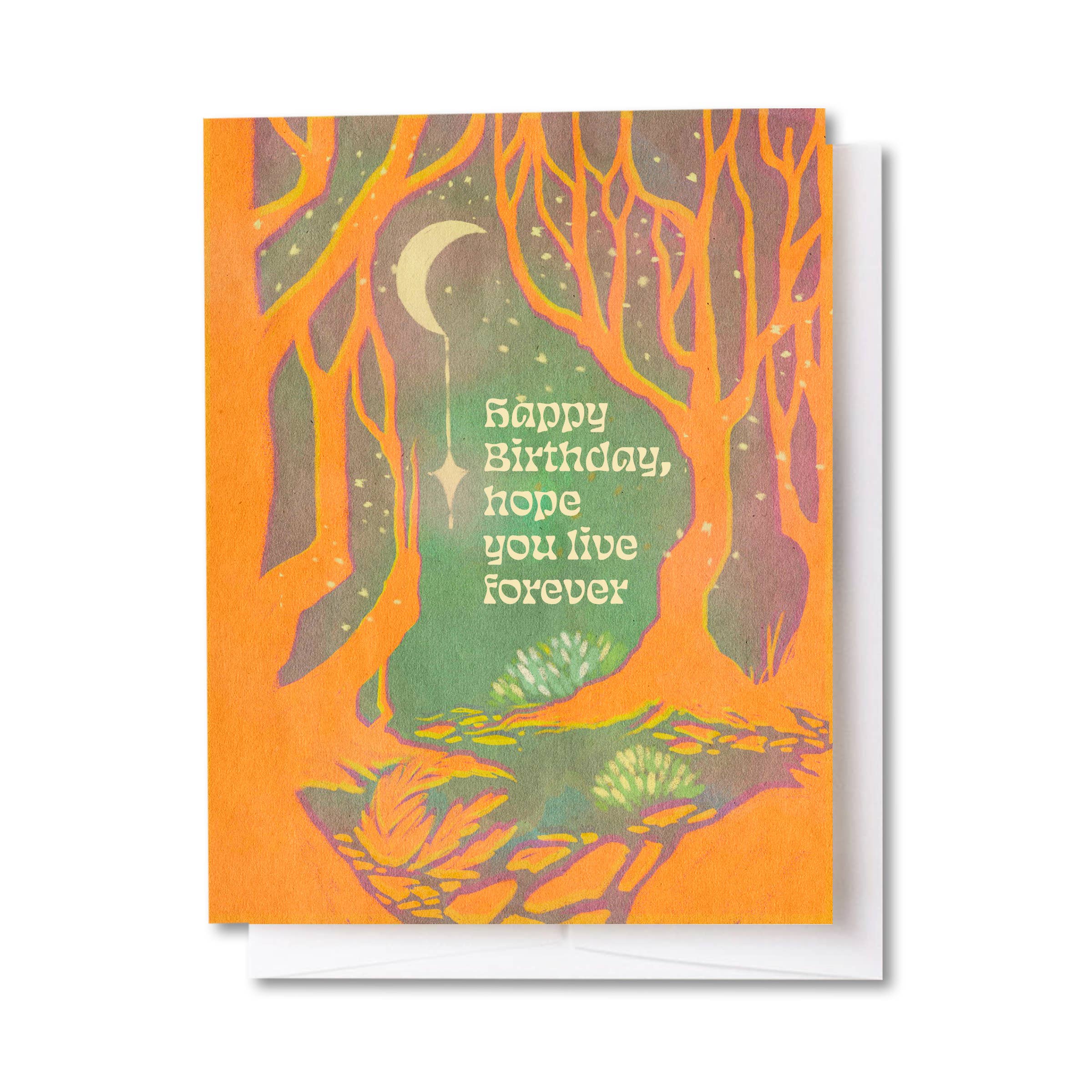Tender Loving Empire - Venta al por mayor Tarjetas de cumpleaños - Tarjeta de cumpleaños Old Growth Forest0