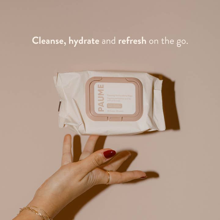 Cleansing Hand & Body Wipes for wholesale by PAUME
