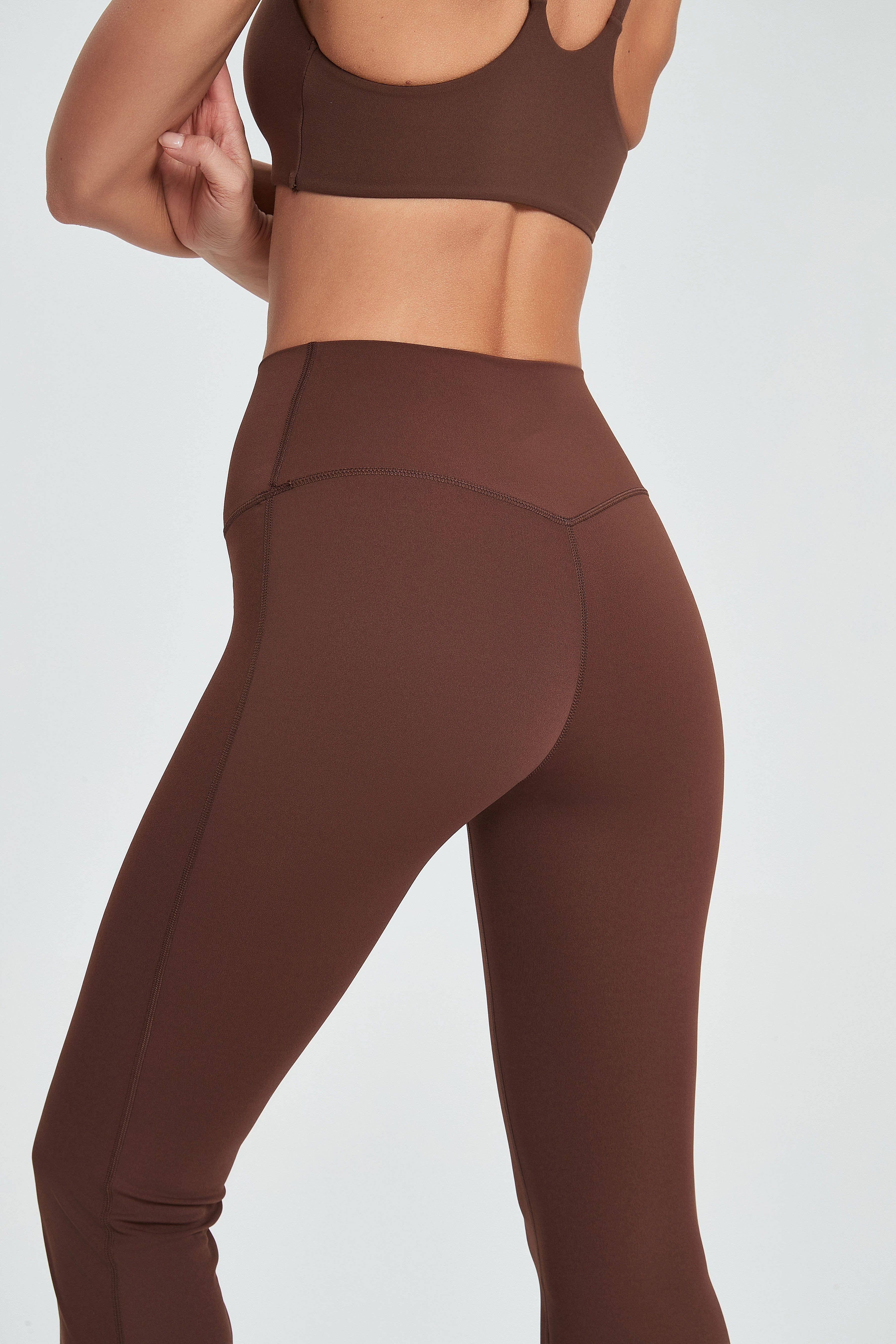 91thelabel - Vente Pantalon de sport – femme - Pantalon de yoga taille haute évasé sculptant Athena21