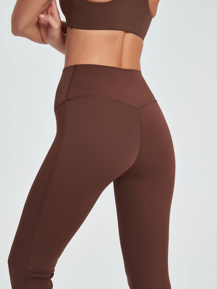 91thelabel - Vente Pantalon de sport – femme - Pantalon de yoga taille haute évasé sculptant Athena21
