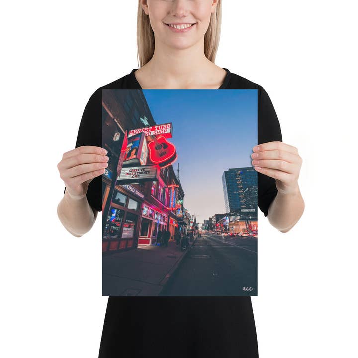 Tirage photographique « Ernest Tubb » Nashville TN pour la vente par Carper Creative Co.