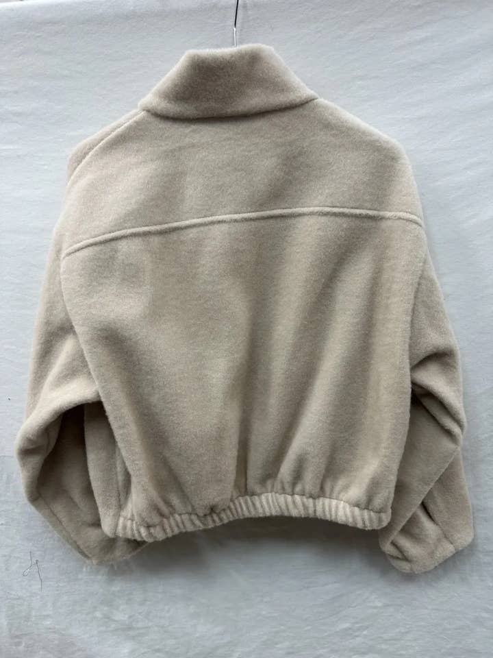 Mimi & Gogo - Wholesale Jacket - Women's - Felted Jacket With Zip @11890_VeZipFeutree8