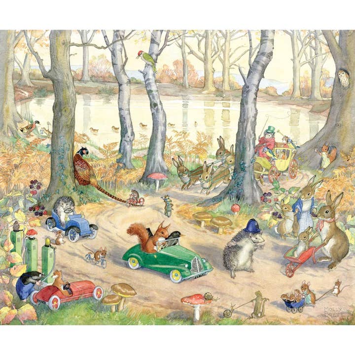 Tráfico en el Bosque por Molly Brett - Impresión Infantil para venta al por mayor de Ganymed Press