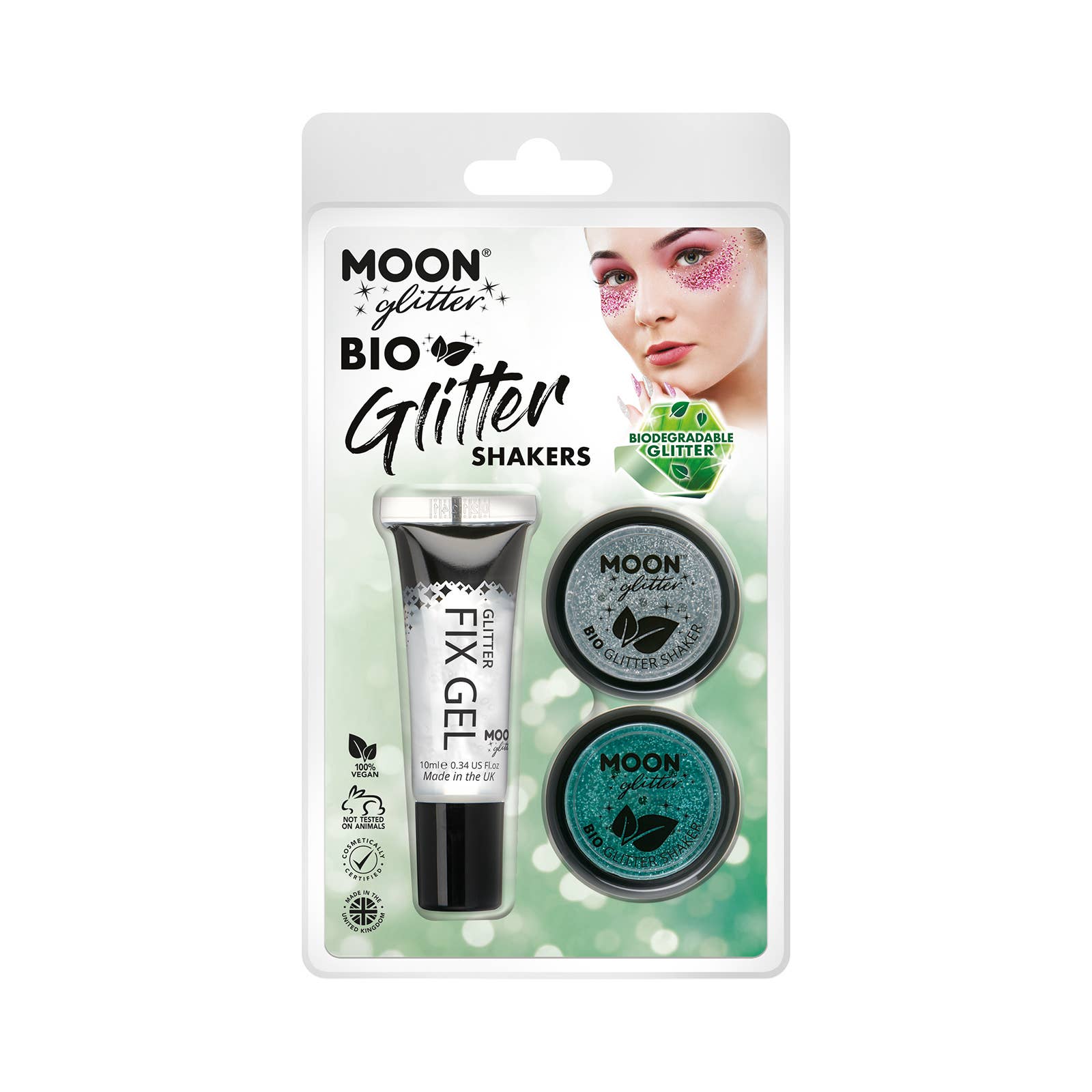 Moon Makeup - Wholesale Body Glitter/Shimmer - Clamshell - BIO Fine Glitter, 5g-environmentally friendly11