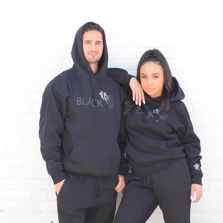 Moletom com capuz Black Sheep por atacado de Preston And James