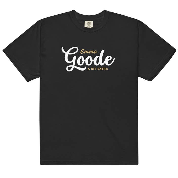 Emma Goode T-shirt Um Pouco Extra | Algodão pesado tingido em peça por atacado de Jolly & Goode