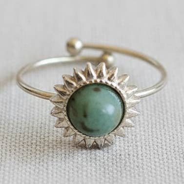 Vintage turkis åben ring for engroshandel hos camilla dovey