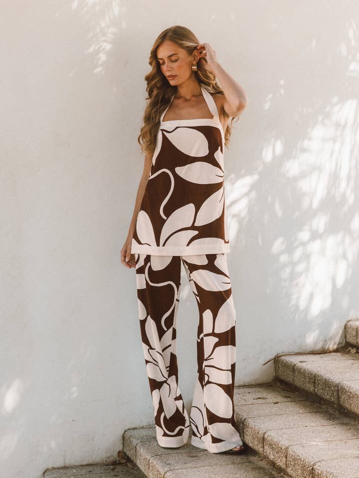 PANTALONE FIORITURA ESTIVA per la vendita all'ingrosso da parte di Global Fashion House