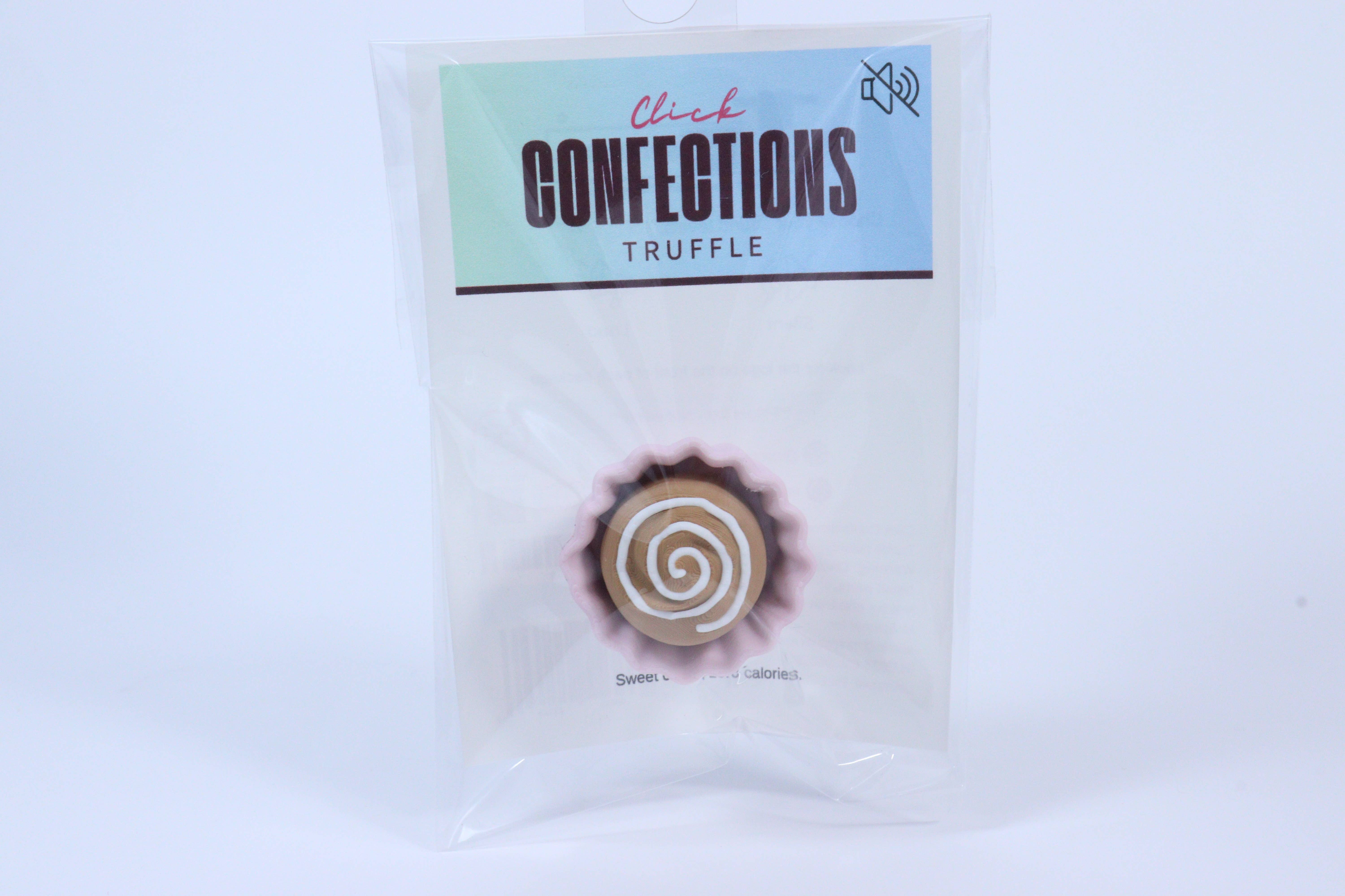 MrSpinner - Wholesale Fidget Toy - Kids - Click Confections Chocolate Click Fidget (Silent or Loud)0