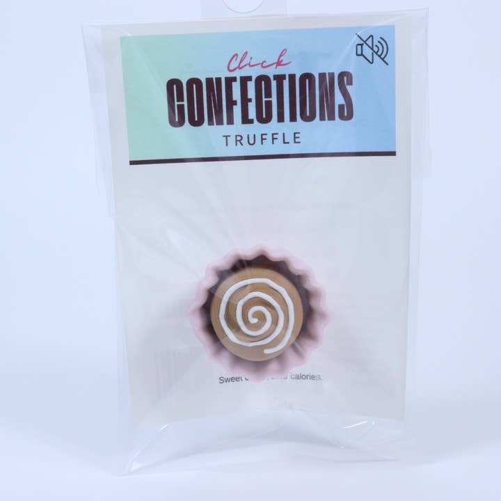 MrSpinner - Wholesale Fidget Toy - Kids - Click Confections Chocolate Click Fidget (Silent or Loud)