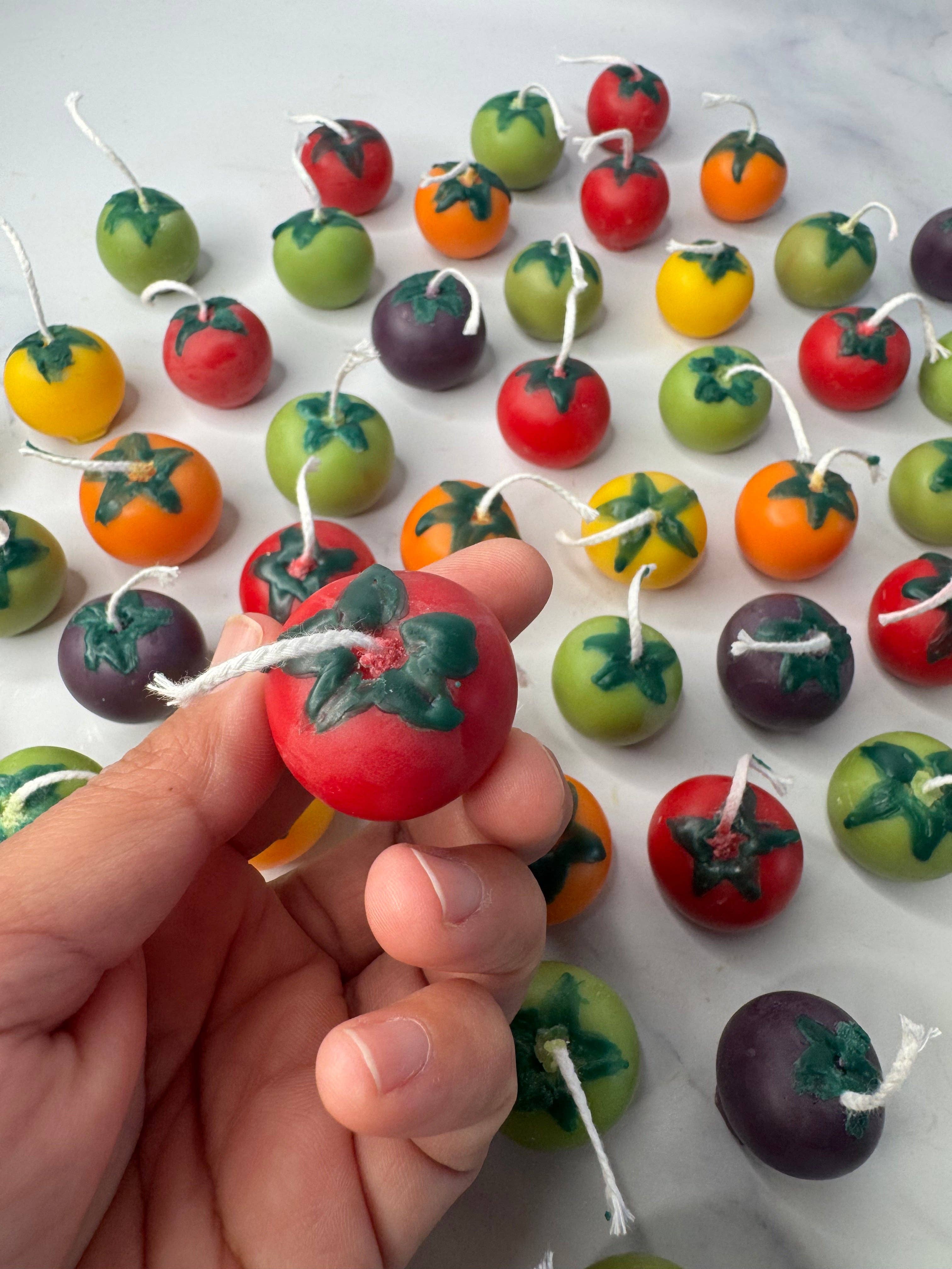 LitwLilit - Wholesale Novelty Candle - Cherry tomato candle6