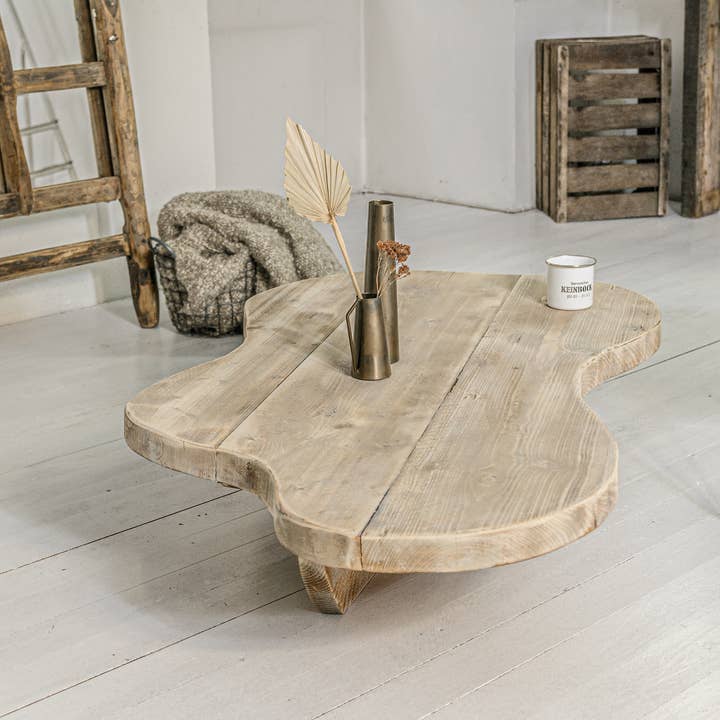 DKW - Atelier Durkowitzer - Wholesale Side Table - Coffee table, side table, reclaimed wood table KARLI
