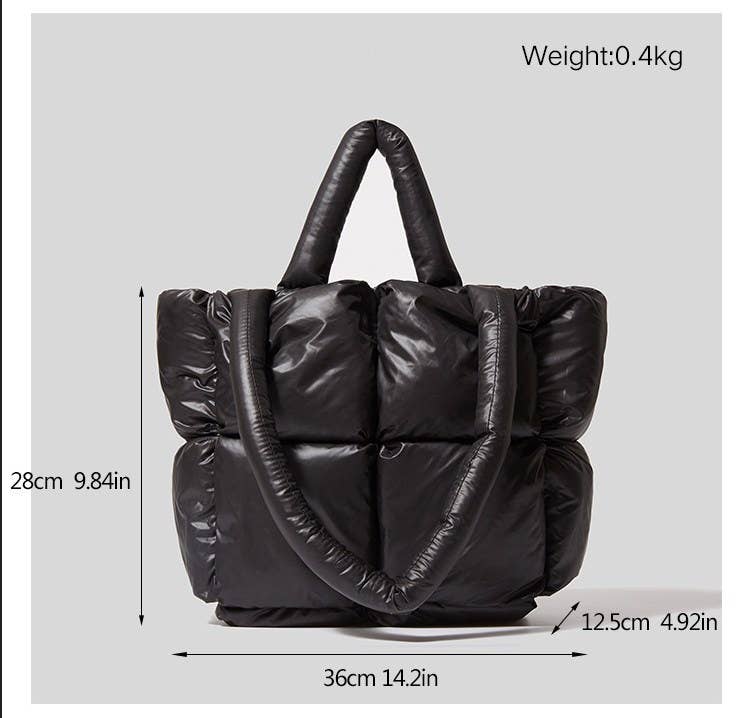 UNISHE – wholesale Tote bag – Women's – Plain Large Capacity Puffer Tote Bag ZZKF4252