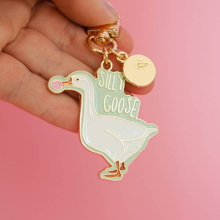 Acorn & Artisan - Wholesale Keychain - Unisex - Funny Goose Keychain | Silly Goose Design4