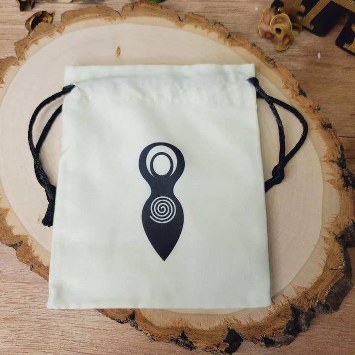 My Magic Place Shop - Wholesale Pouch - Women's - Cotton Pouch, Flower Of Life Pouch,Divine Goddess, Pentacle, Triple MOON Pentacle, Triquetra
