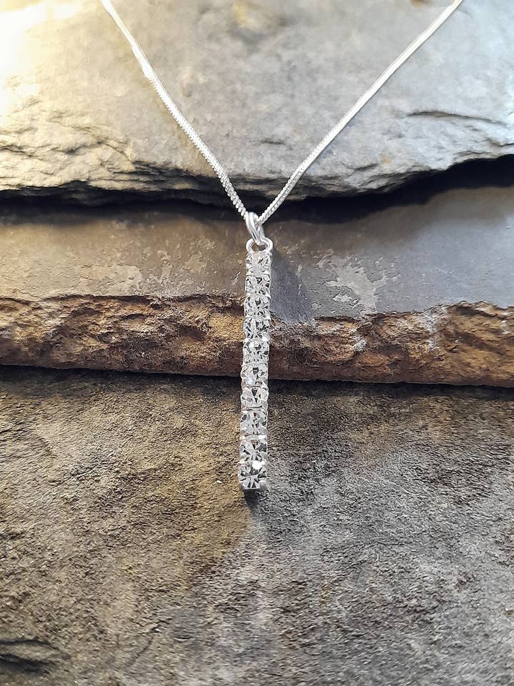 SP331BC - ELEGANT CZ PD 30MM for wholesale by Bluelily925silver