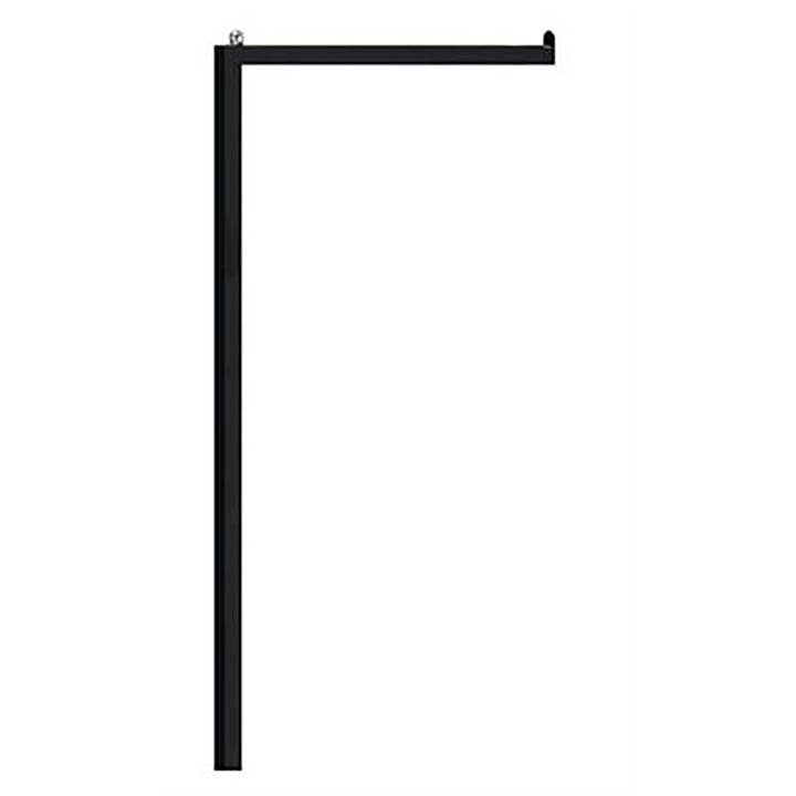 Store Supply Warehouse - Wholesale Retailer Display - Accessories - Interchangeable Black Straight Arm For Clothing Rack