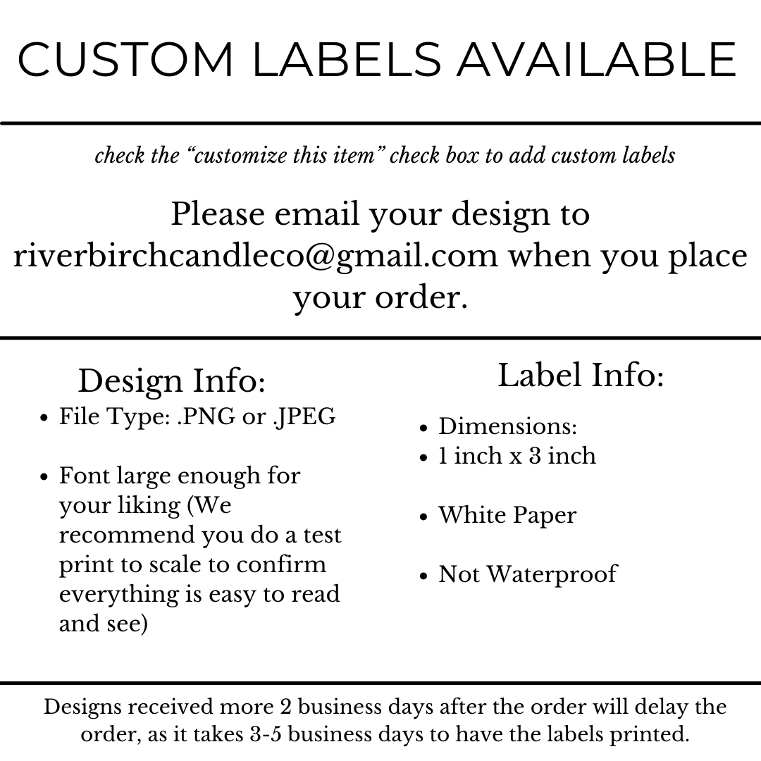 River Birch Candles – Großhandel Reisekerzen – 4 Unzen unbeschriftete Goldzinn-Kerze - Eigenmarkenlos1