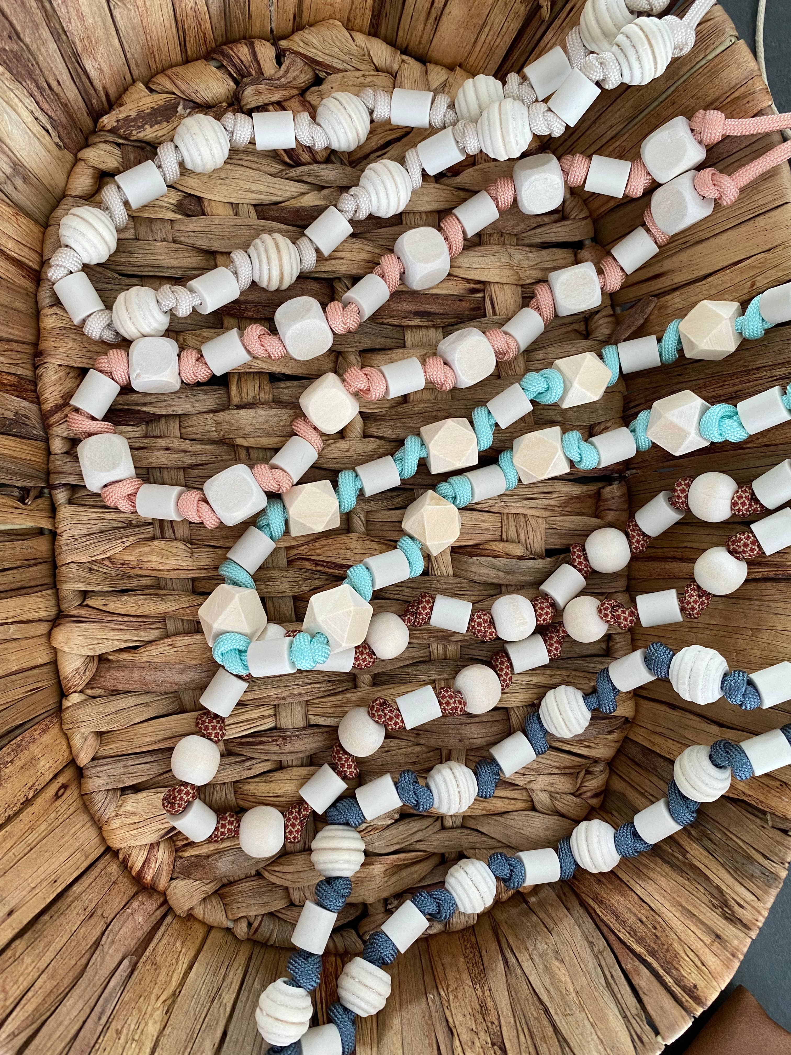 Others Red White Light Purple Purple Purple Kiwi Green Purple Purple Purple Purple Purple Purple Purple Lila Black Green Light Blue Purple Purple Purple Purple Purple Purple Pale Blue Blue Blue Green Pale Blue Orange Orange Orange Yellow Em Pearl Anti Tick Necklace for wholesale on Faire