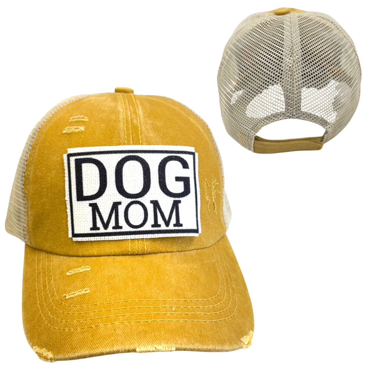 dkhandmade - Vente Casquette de camionneur – femme - CASQUETTE DE BALLE POUR CHIEN | CHAPEAU POUR FEMME | EFFET VIEILLI2