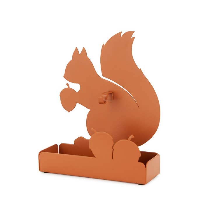 Balvi - Wholesale Outdoor Ornament/Decor - Mosquito spiral holder, Squirrel, brown, metal