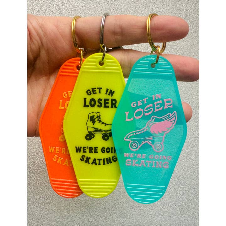 Create & Skate Factory – wholesale Nyckelring - Unisex – Låt oss åka skridskor Retro Motel Nyckelring