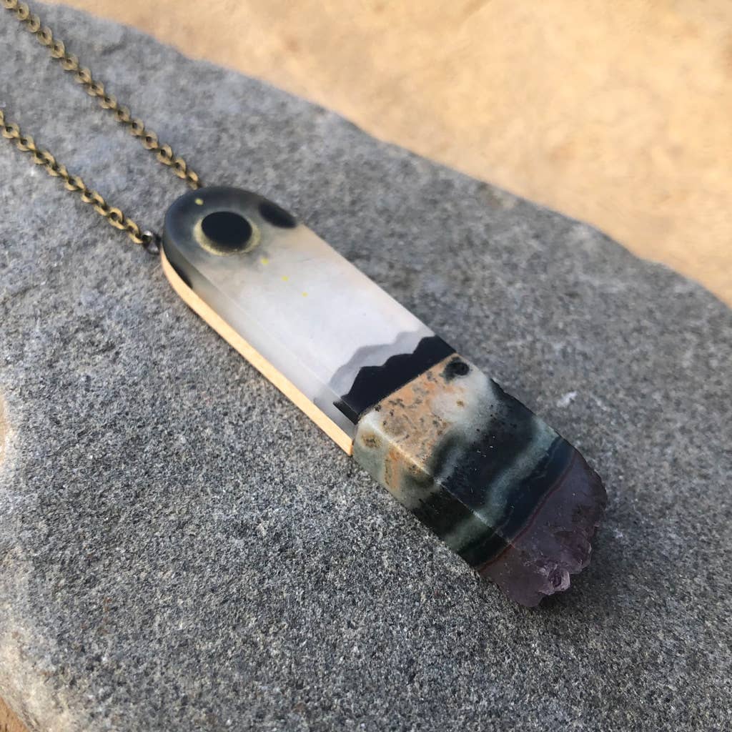 Fernworks - Wholesale Pendant/Charm Necklace - Eclipse Crystal Necklace1