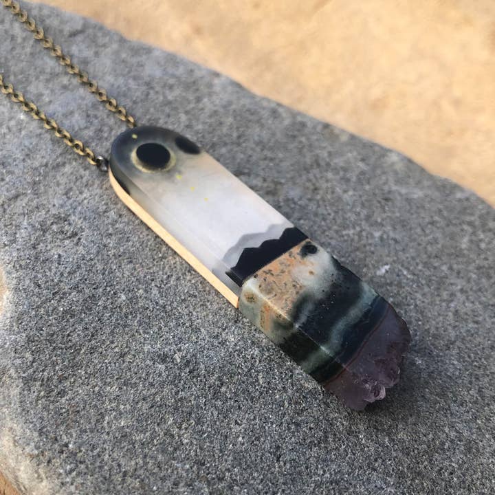 Fernworks - Wholesale Pendant/Charm Necklace - Eclipse Crystal Necklace1