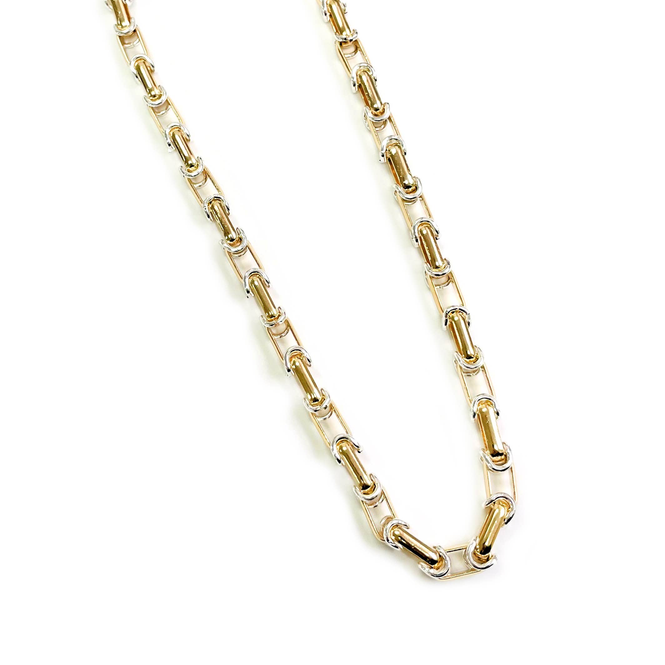 StarryNYC - Wholesale Link & Chain Necklace - Modern Chunky Metal Chain Linked Necklace 2