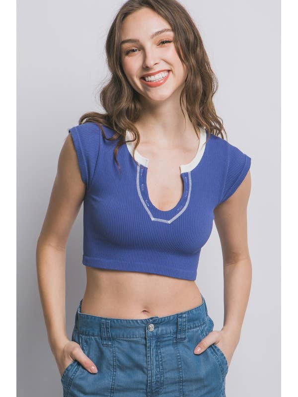 Nahtloses Crop Top für den Großhandel von MintChoco