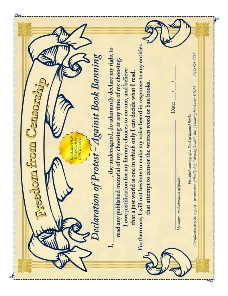 Really Big Coloring Books | ColoringBook.com - Wholesale Display Book - 12-Pack Book of Banned Books5