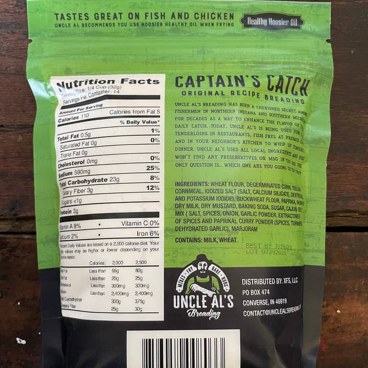 UNCLE ALS BREADING - Wholesale Bread Mix - Captain's Catch Original Breading3
