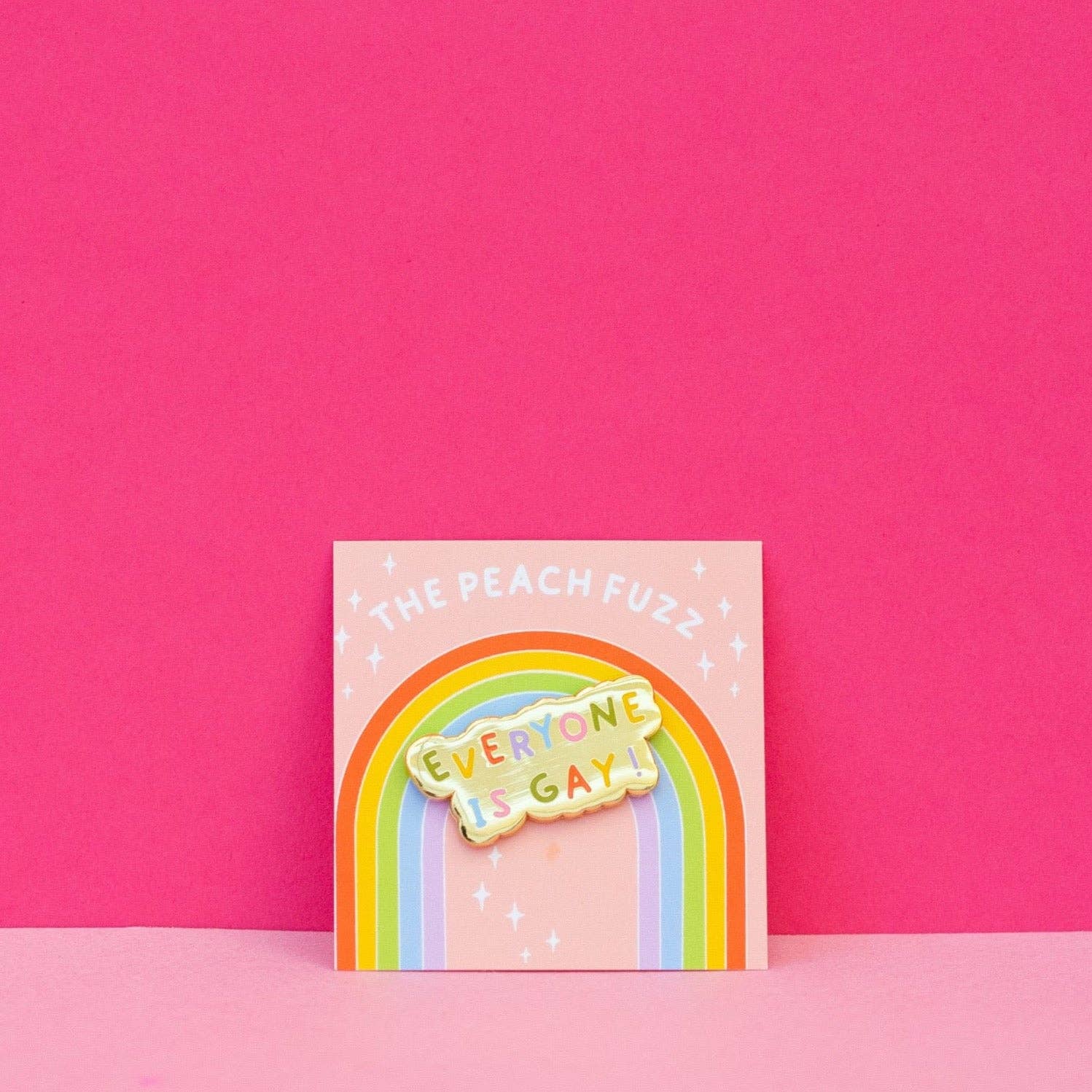 The Peach Fuzz – Engroshandel Reversnål/knap – Alle Er Homoseksuel Emalje2