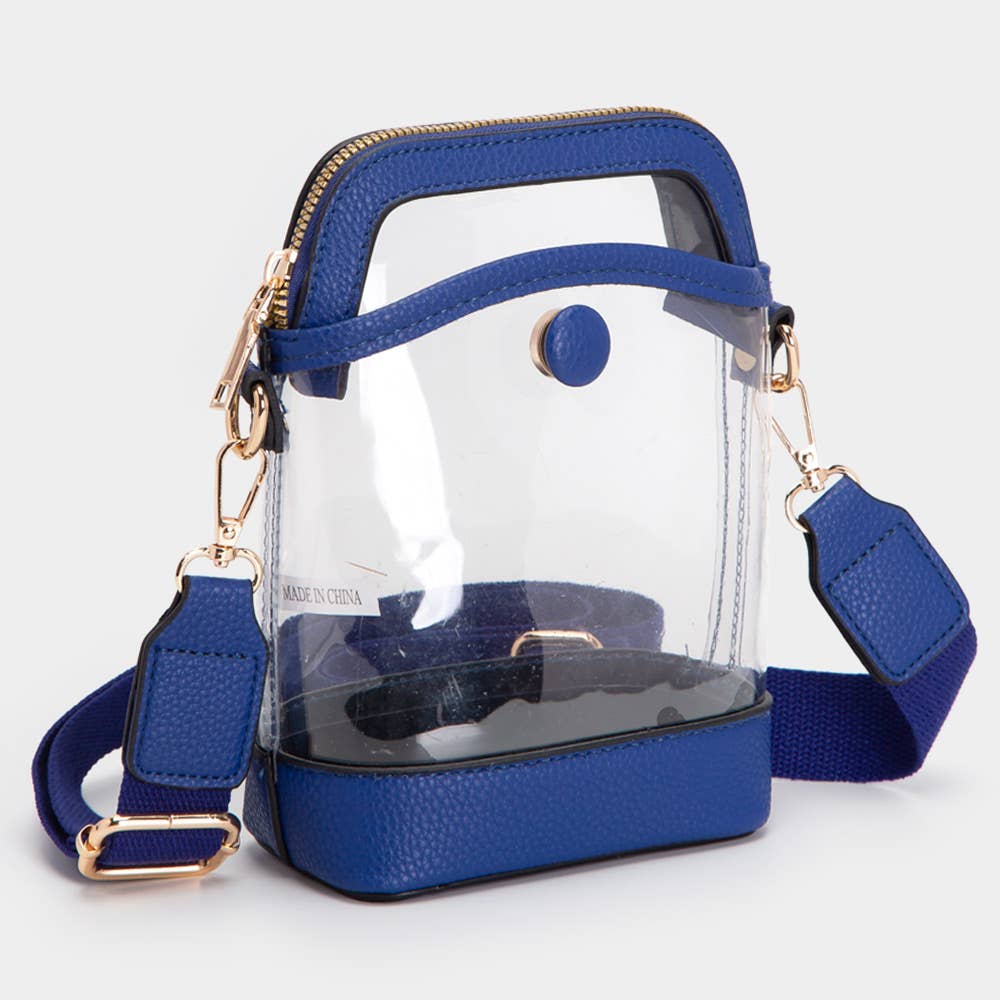 Sensibling Corp. - Wholesale Crossbody Bag - Women's - Solid Faux Leather Transparent Crossbody Bag13